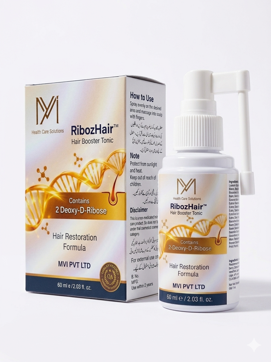 RibozHair™ — Science-Driven Hair Growth Tonic
